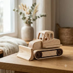 Artisan Wooden Bulldozer 91 40 50 89