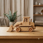 Artisan Wooden Bulldozer 91 40 50 89