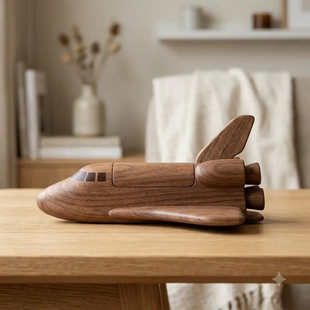 Artisan Wooden Space Shuttle 78 55 40 75