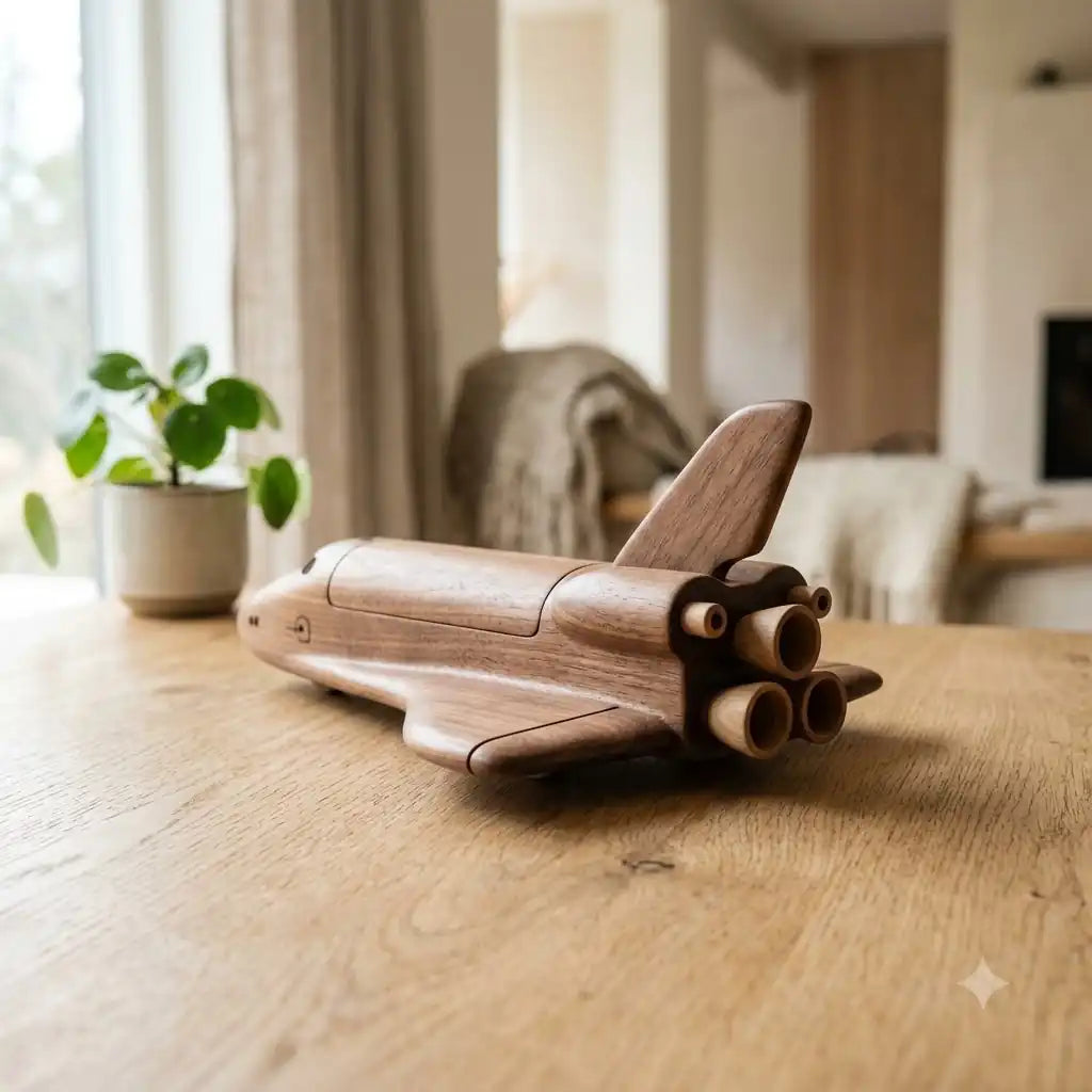 Artisan Wooden Space Shuttle 78 55 40 75