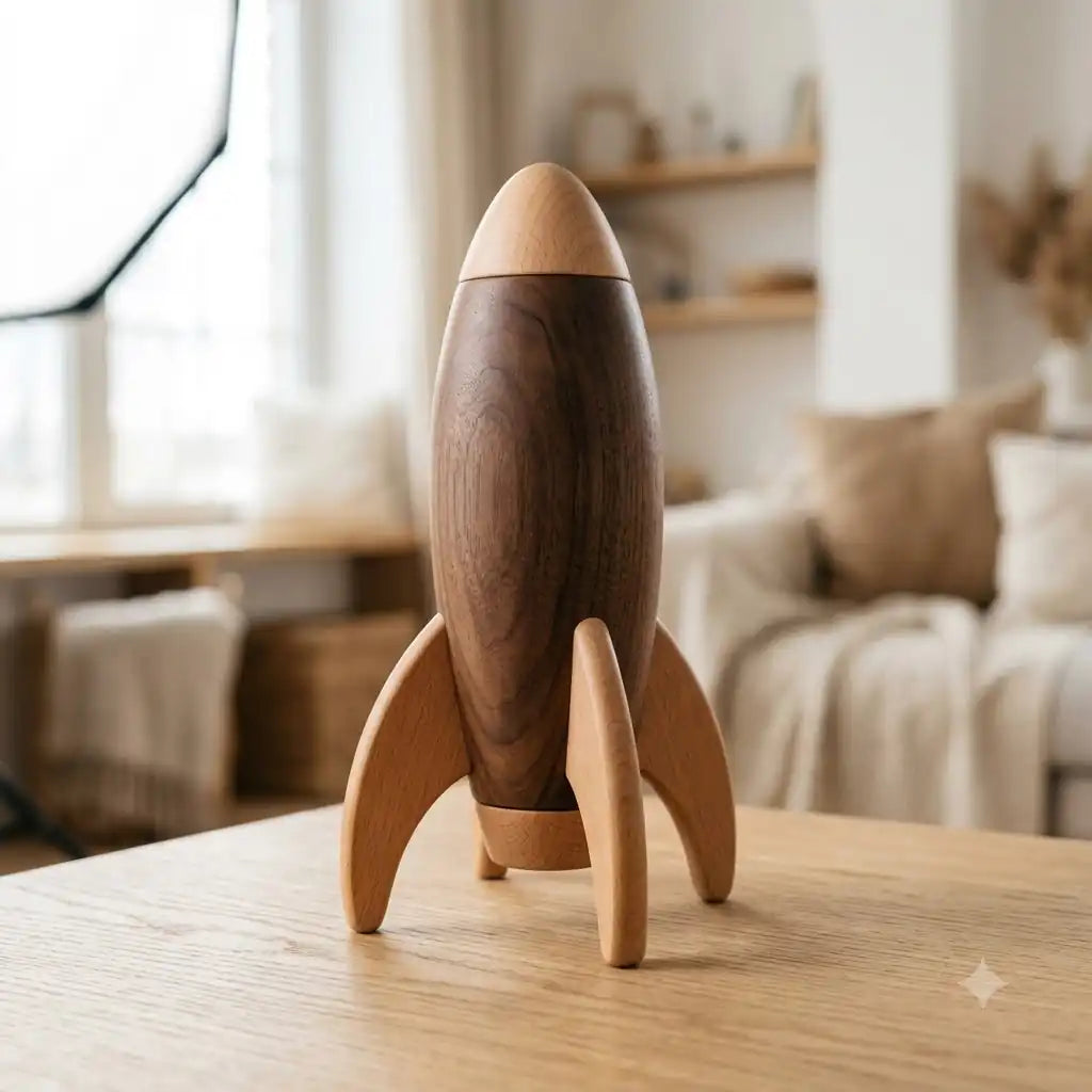 Modern Wooden Rocket 45 45 90 45