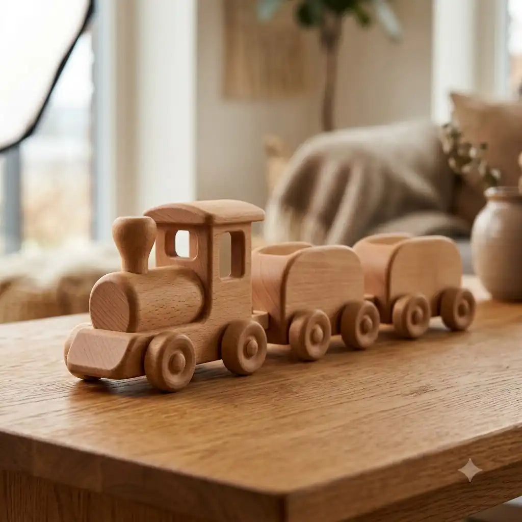 Rustic Wooden Train 105 30 42 69