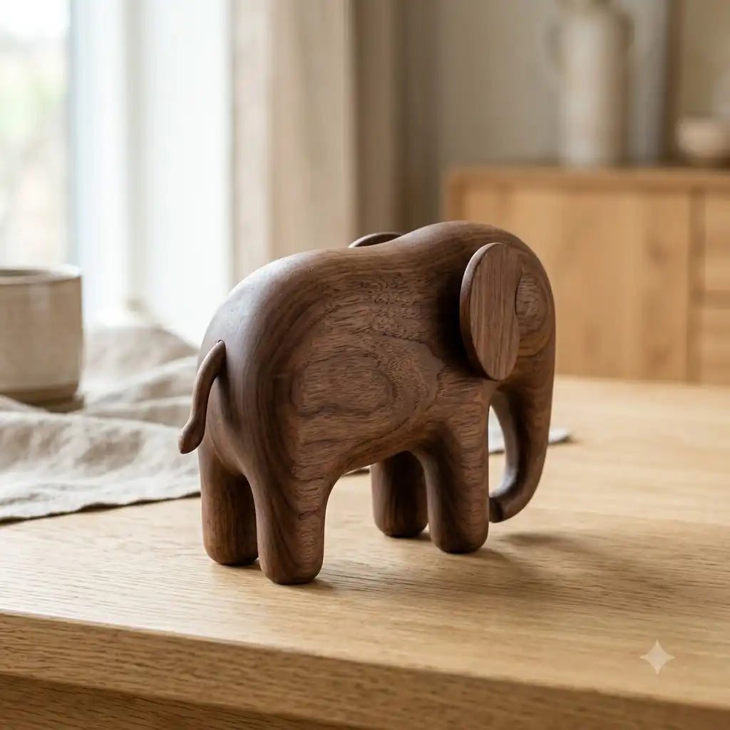 Scandinavian Wooden Elephant 65 28 50 59
