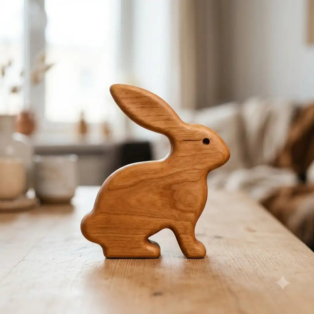 Scandinavian Wooden Rabbit 50 25 65 49